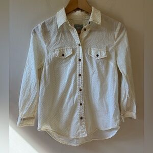 Maeve Yellow Polka Dot Blouse